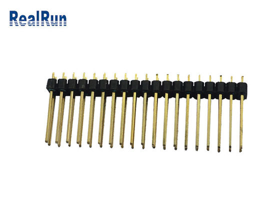 UL94V-0 PA6T 절연체 Pcb 핀 커넥터 2.54mm 2*19P 복각 500VAC/분