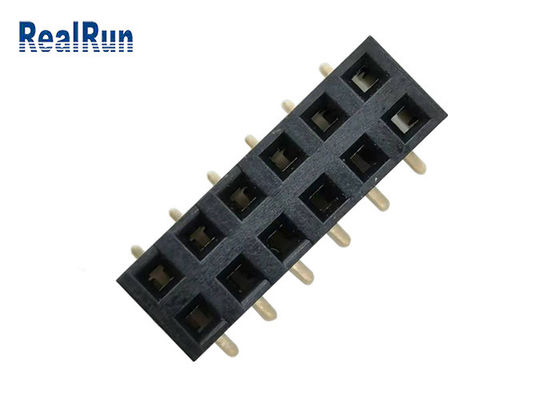 LCP CAP PA6T SMD 핀 헤더 커넥터 DC500V 인광체 청동 금도금