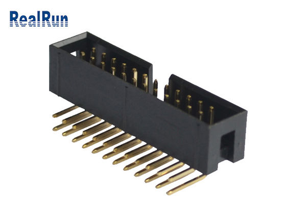 황동 PA6T 박스 헤더 커넥터 UL94V-0 PBT R/A 24 핀 DC3A LCP