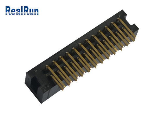 황동 PA6T 박스 헤더 커넥터 UL94V-0 PBT R/A 24 핀 DC3A LCP