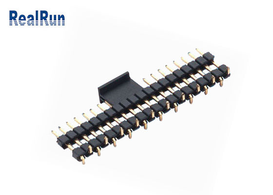 단 하나 줄 이중 플라스틱 SMD 수 커넥터 LCP 섬유 Pcb 우두머리 연결관