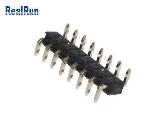LCP PBT 정각 우두머리 연결관 UL94V-0 2.54mm 산화 저항