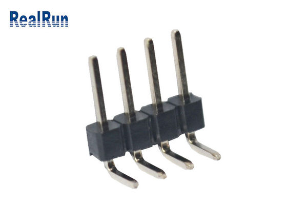 기계로 가공된 분리 PCB 수 커넥터 PA6T PBT LCP 정각 핀 우두머리