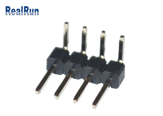 기계로 가공된 분리 PCB 수 커넥터 PA6T PBT LCP 정각 핀 우두머리