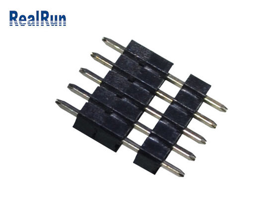 5P 황동 플라스틱 THT Pcb 솔더 커넥터 스트레이트 딥 핀 헤더 PBT LCP