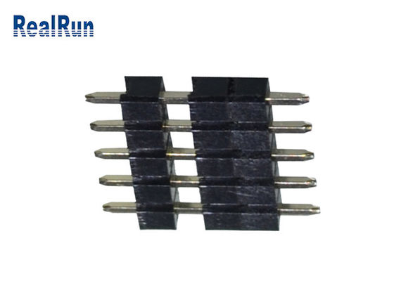 5P 황동 플라스틱 THT Pcb 솔더 커넥터 스트레이트 딥 핀 헤더 PBT LCP