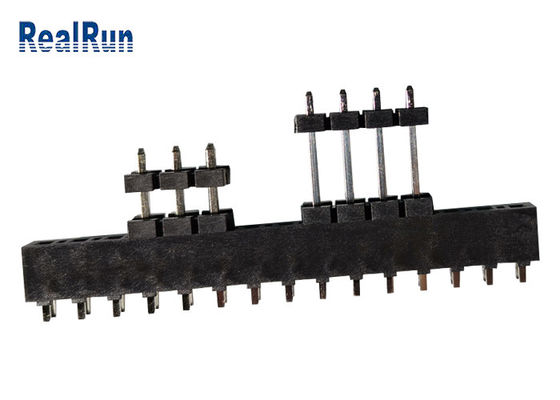 PBT LCP Pcb 우두머리 연결관 단 하나 줄 Au 주석 3.96mm 피치 DC500V