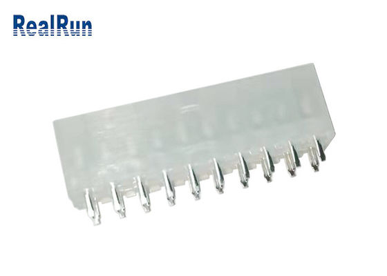 똑바른 2*10 핀 나일론 66을 난입하는 PCB 우두머리 웨이퍼 연결관 7A 복각 철사