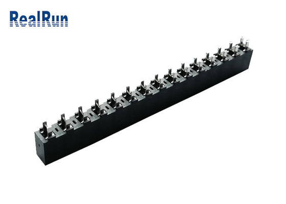 LCP Smt 우두머리 연결관 DC500V 복각 용접 1*15P 주석 도금 PBT PA6T