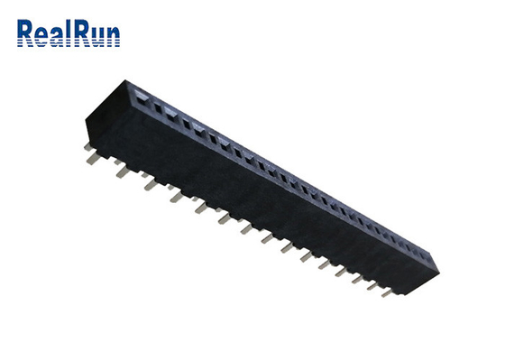 LCP Smt 우두머리 연결관 DC500V 복각 용접 1*15P 주석 도금 PBT PA6T