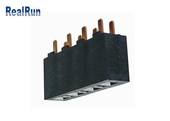 SGS LCP Pcb 수 커넥터 DC500V 한 줄 U 터미널 Pa6t 여성
