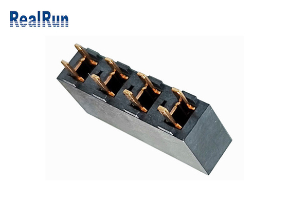 SGS LCP Pcb 수 커넥터 DC500V 한 줄 U 터미널 Pa6t 여성