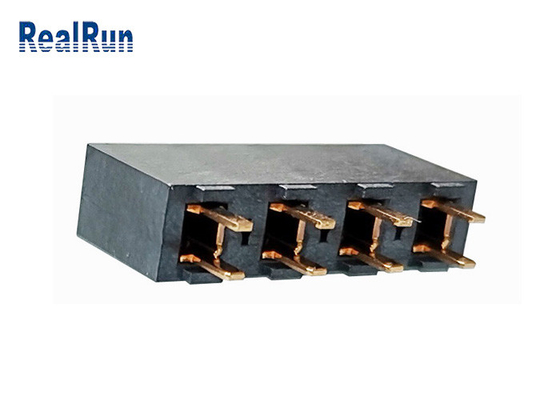 SGS LCP Pcb 수 커넥터 DC500V 한 줄 U 터미널 Pa6t 여성