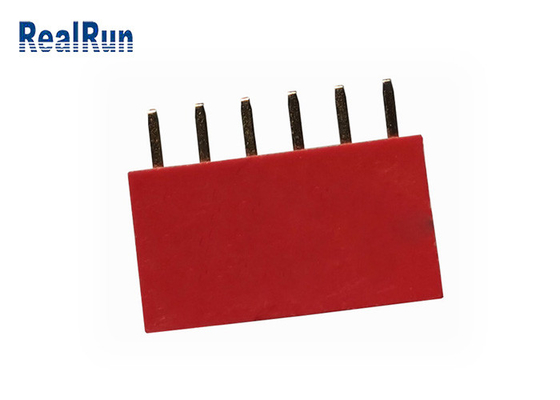 PA6T PBT 암 헤더 커넥터 DC500V 1×6P 딥 LCP 황동