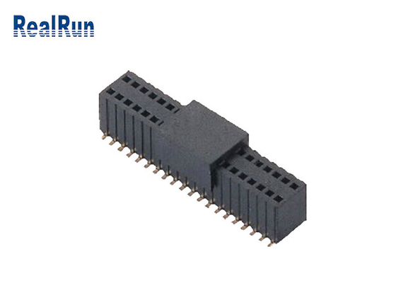 PA9T LCP 여성 해더 커넥터 SMD H5.7 PBT 놋쇠 2×20P명 500VAC명