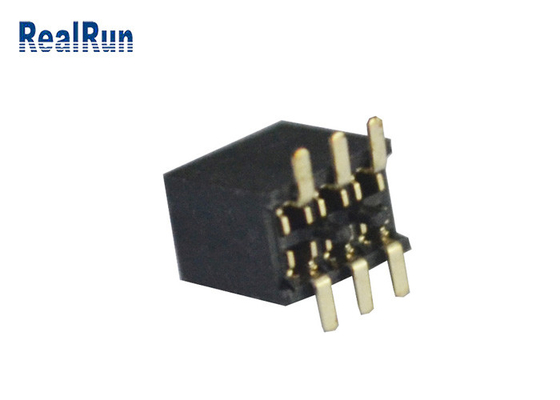 ISO9001 여성 해더 커넥터 1.27 밀리미터 PCB 표면 부착 보드 투 보드 커넥터