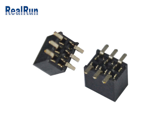 ISO9001 여성 해더 커넥터 1.27 밀리미터 PCB 표면 부착 보드 투 보드 커넥터