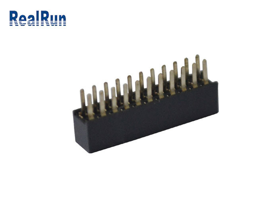 PA6T PBT 180 급 보드 투 보드 커넥터 여성 이원적 가로열 해더 커넥터 2X11P