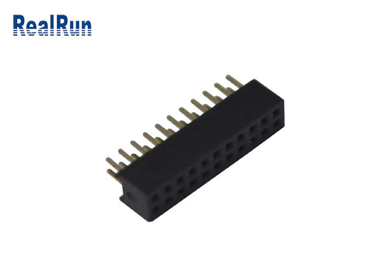 PA6T PBT 180 급 보드 투 보드 커넥터 여성 이원적 가로열 해더 커넥터 2X11P