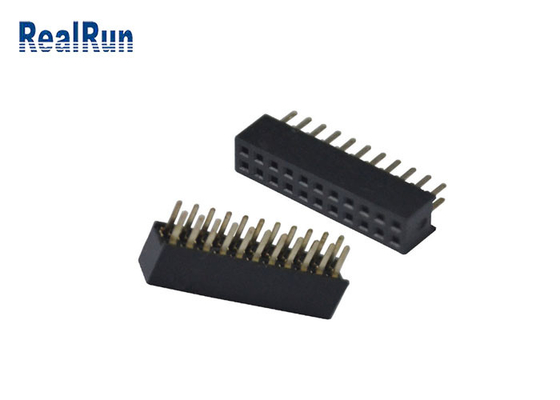 PA6T PBT 180 급 보드 투 보드 커넥터 여성 이원적 가로열 해더 커넥터 2X11P