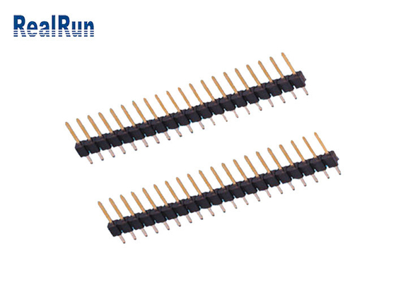 PA6T PBT 20P 핀헤더 연결기 곧은 단일 열 2.54 Mm 피치 헤더
