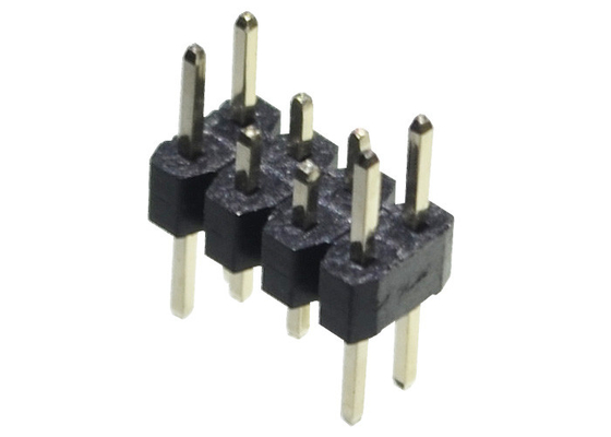 두배 가로행 2.0 Mm 핀헤더 2*4P 곧은 롱 핀은 핀 수 검정색을 단락시킵니다