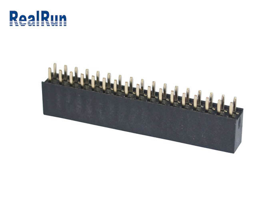 보드 대면형 PCB 해더 커넥터 2.0 밀리미터 이원적 가로열 핀헤더
