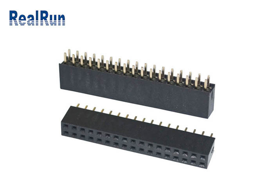보드 대면형 PCB 해더 커넥터 2.0 밀리미터 이원적 가로열 핀헤더
