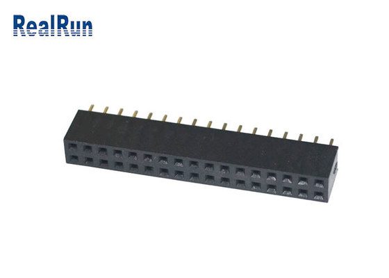 보드 대면형 PCB 해더 커넥터 2.0 밀리미터 이원적 가로열 핀헤더