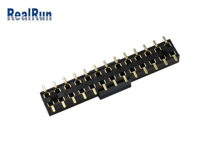 2.54 밀리미터 SMT 여성이 헤더 플라스틱 높이 3.5 밀리미터 절연체 2x13P 위치 PCB 연결기