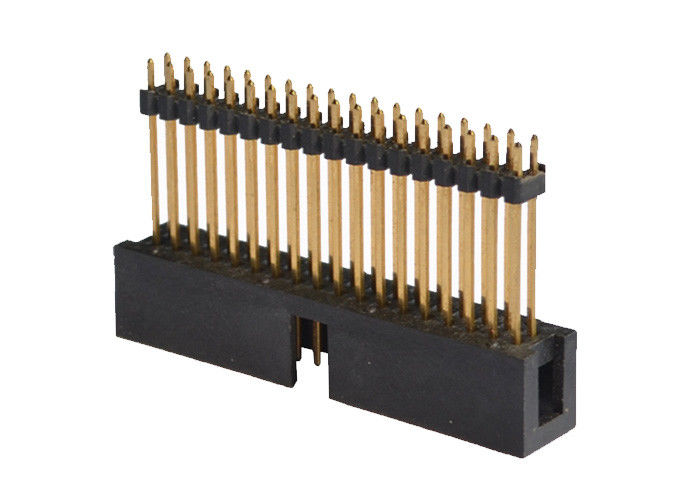 PCB 널을 위한 금관 악기 접촉 18 핀 우두머리 2.54mm 똑바른 우두머리 연결관