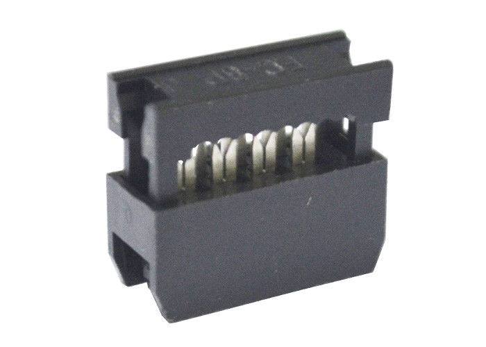 8 핀 여성 IDC 철사 회로판 리본 연결관 2.54mm PBT 물자