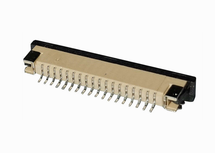 관례 18 핀 FFC FPC 연결관 1.0 Mm 피치 수평한 수직 가동 가능한