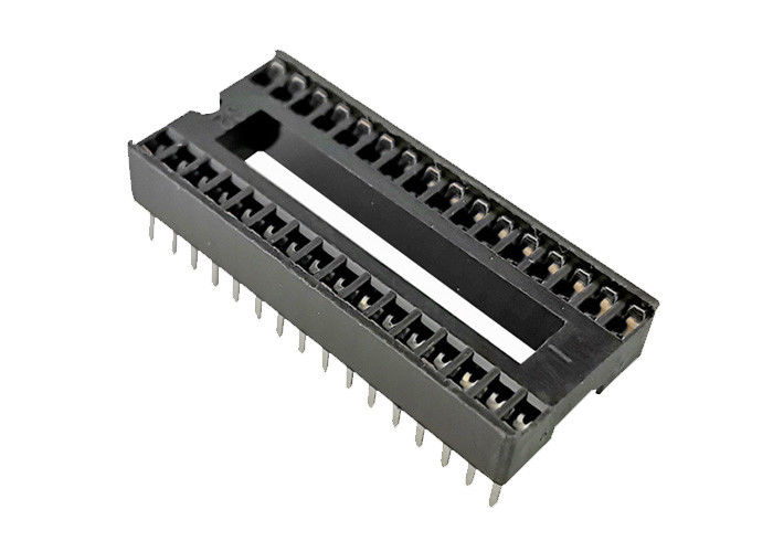 1.778mm 피치 IC 소켓 복각 정연한 구멍 핀 우두머리 연결관 3A 현재 등급
