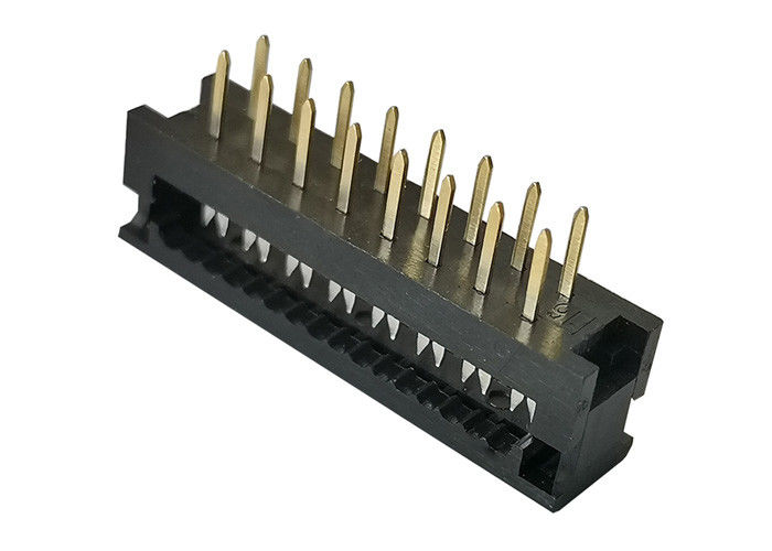 2.54mm 16 핀 IDC 연결관 남성 우두머리 UL 94V 0 60V AC/DC 운영 전압