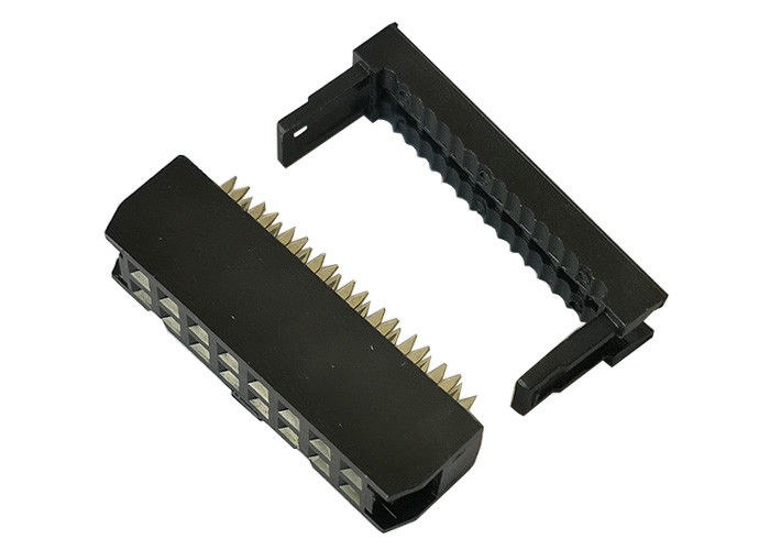 16 핀 여성 IDC 철사 회로판 리본 연결관 2.54mm 땜납 종료
