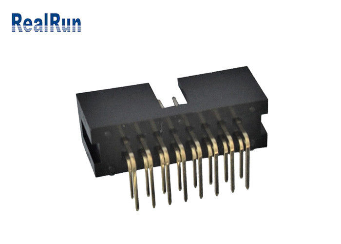 2.54 밀리미터 IDC PCB 메일플러그 연결기 9.0 밀리미터 높이 남자 박스 헤더