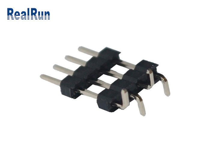UL94V-0 놋쇠로 만든 PA6T 2.0 밀리미터 SMT 핀헤더 2 앰프 PCB 말레 해더 커넥터