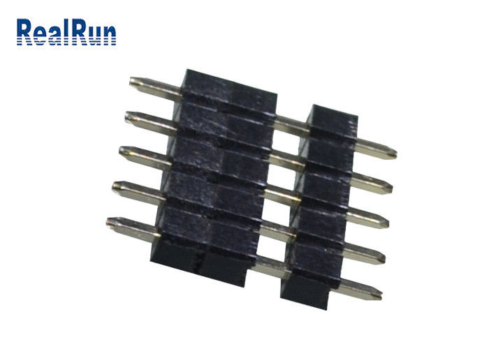5P 황동 플라스틱 THT Pcb 솔더 커넥터 스트레이트 딥 핀 헤더 PBT LCP