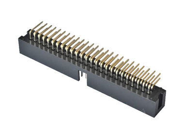 정각 Pcb 연결관 90도 상자 유형 2.54mm 피치 50 핀 우두머리