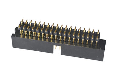 두 배 플라스틱 상자 우두머리 유형 2.54 Mm SMT PCB 널 금 섬광 3.0AMP