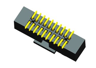 SMT 모자 유형 상자 우두머리 연결관 1.27mm 피치 금 섬광 접촉 도금