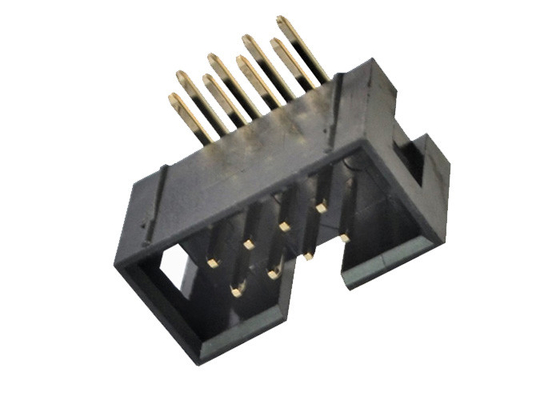 2x4P 박스 해더 커넥터 PA6T UL94V-0 90 각도 굴곡 핀 연결기